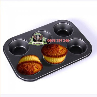 Khuôn cupcake 6 lỗ AIMW