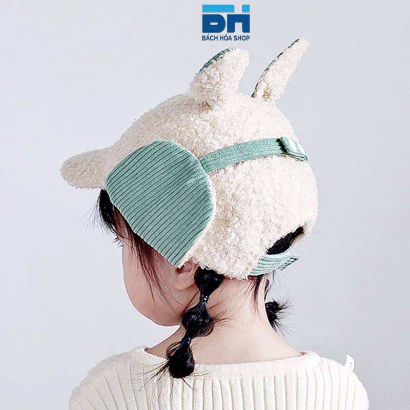 Mũ len hình tai thỏ dễ thương, ngộ nghĩnh cho bé từ 2 đến 5 tuổi