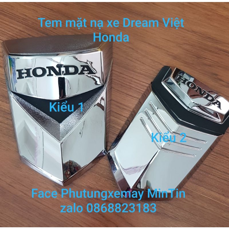 Tem mặt nạ xe Dream Việt chính hãng Honda