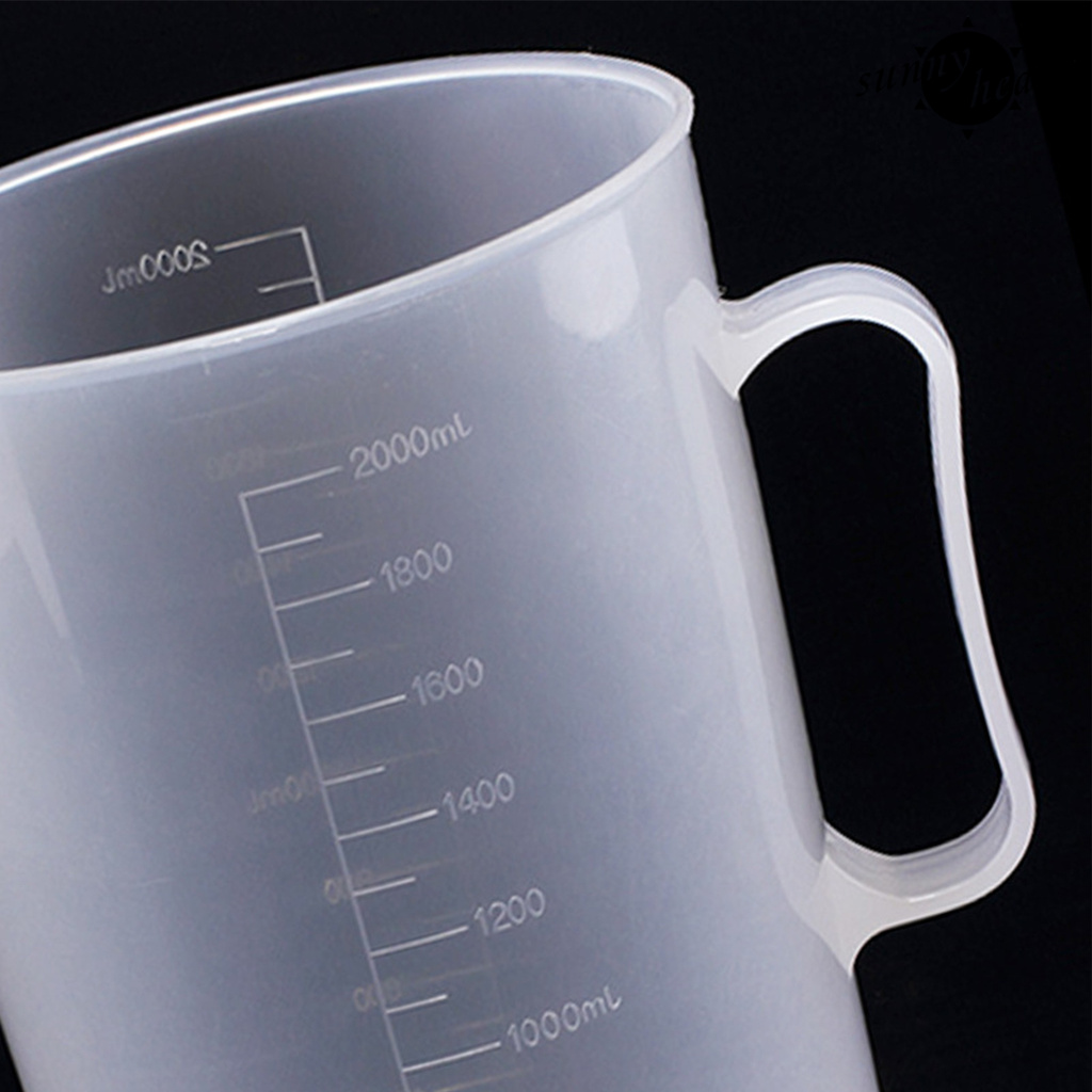 sunnyheart Measuring Cup Eco-friendly Heat Resistant Plastic Graduated Measuring Mug