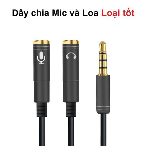 DÂY CHUYỂN JACK 3.5ly SANG 2 LỖ 3.5 LY CÁI UNITEK Y-C956