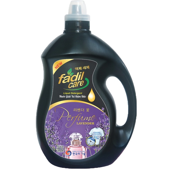 Nước giặt xả Fadil Care đa năng công nghệ Hàn Quốc, Can 3,6l hương nước hoa Pháp