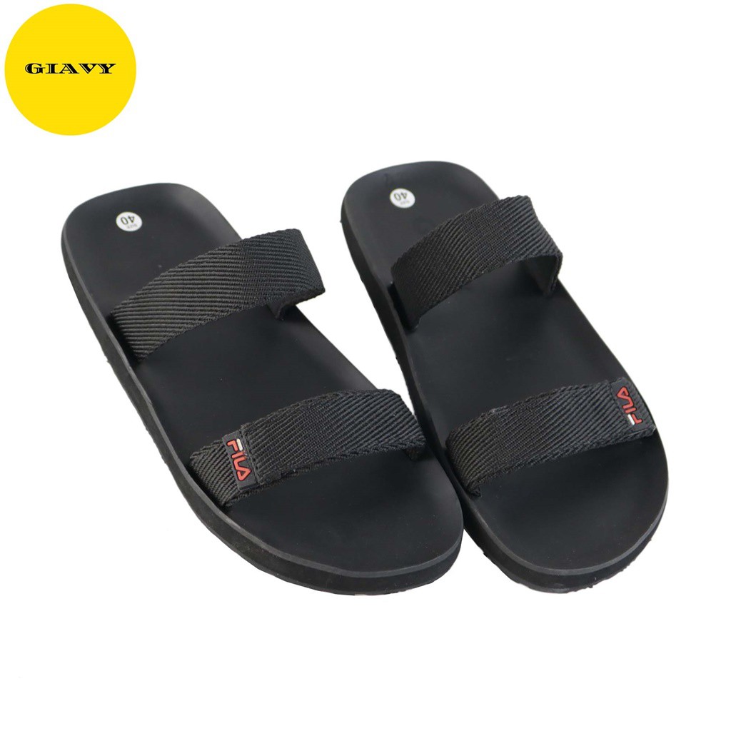 Dép nữ quai nhị vải bố, đế caosu K474 - GIAVY