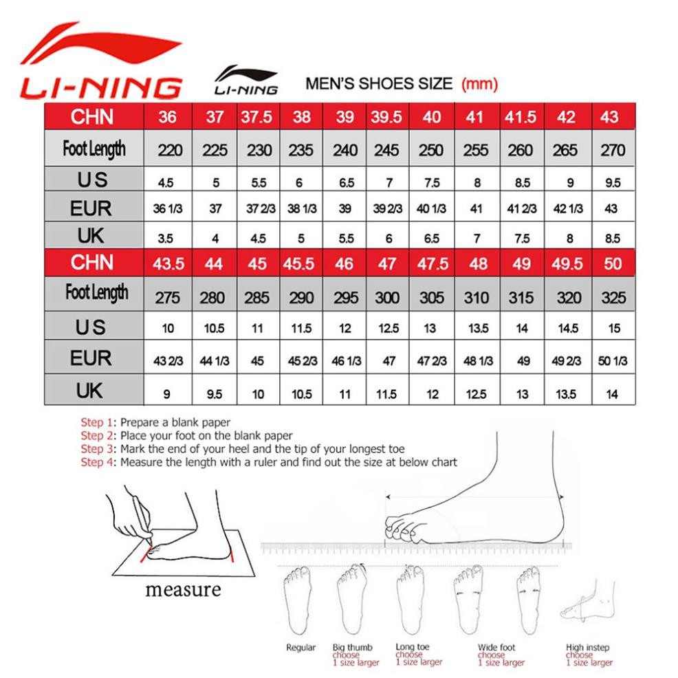 Giày cầu lông Lining Nam chính hãng AYTL039-2 (Màu đen) *