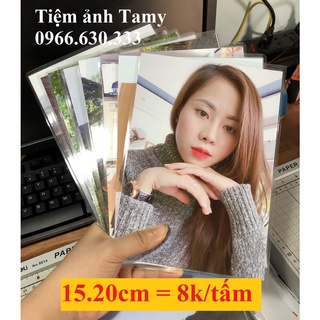 In ảnh 15.20 cm ép plastic tràn viền