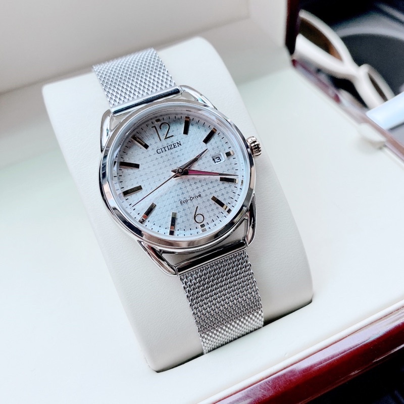 Đồng Hồ Nữ Citizen Eco-Drive FE6081-51A Dây Mesh Lưới