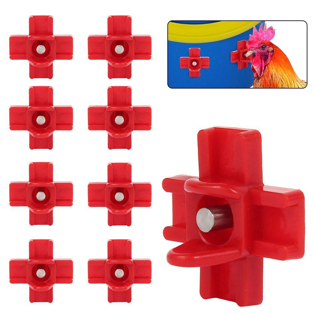 AUGUSTINA Set 12 Vòi Uống Nước Tự Động Xoay 360 Độ Cho Chim