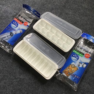 Combo 2 khay đá thanh 8 viên và 12 viên inomata - made in japan - kbn 503163 / 503064