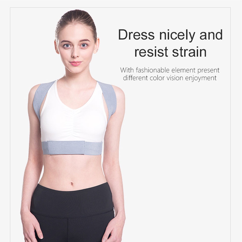 Đai Đeo Điều Chỉnh Tư Thế Lưng Và Vai Cho Cột Sống Unisex
