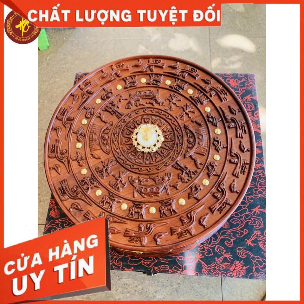 [ HÀNG CAO CẤP ] Khay Đựng Bánh Kẹo Mứt Tết Bằng Gỗ Trống Đồng Đông Sơn Gỗ Hương - BẢO HÀNH 1 ĐỔI 1 - UY TÍN CHẤT LƯỢNG