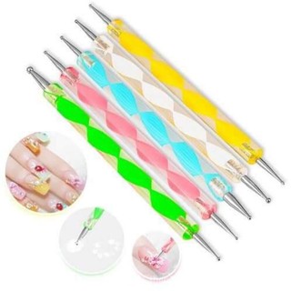 Bộ Set Cọ Chấm Bi 2 Đầu Đa Năng Chuyên Dụng Làm Nail - Thiết Kế 2 Linh Hoạt Dễ Sử Dụng Cho Người Mới Học Và Thợ Nail