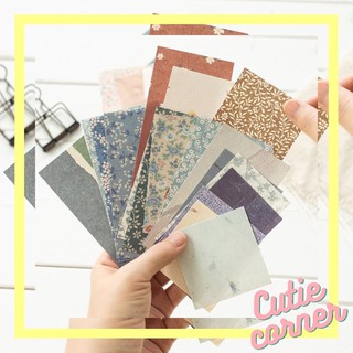 Set 40 giấy nhiều tờ trang trí sổ vintage