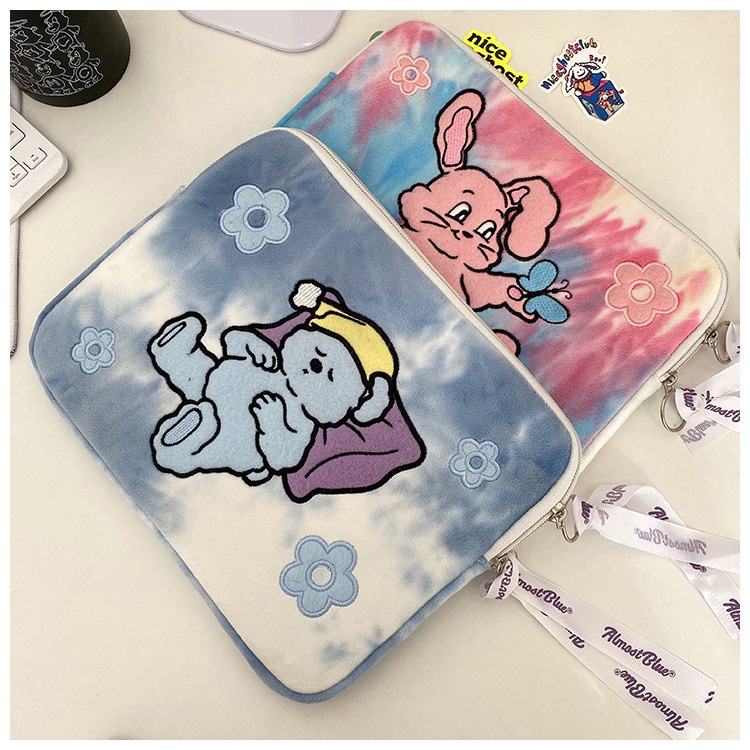 Túi đựng laptop 11/13/15 inch in hình chú thỏ dễ thương
