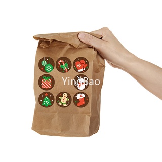 Set 500 Nhãn Dán Trang Trí Giáng Sinh Độc Đáo