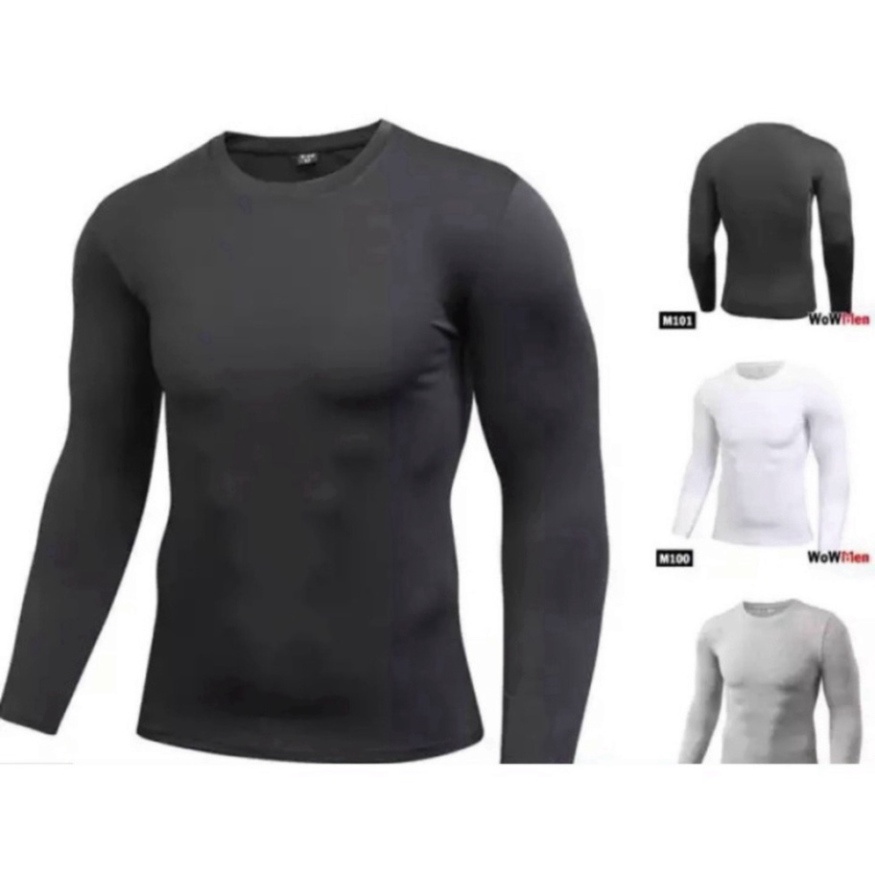 Áo thun nam dài tay, áo giữ nhiệt nam cổ tròn kiểu dáng thể thao giữ ấm trẻ trung năng động. | BigBuy360 - bigbuy360.vn