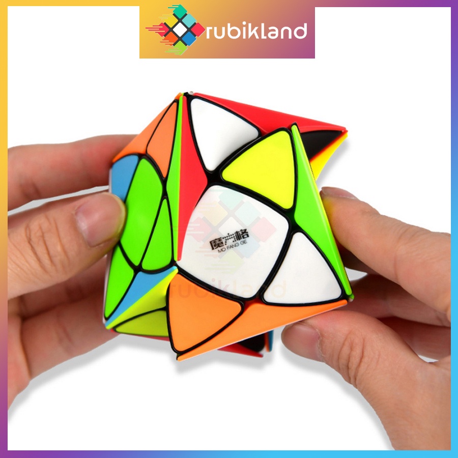 Rubik Biến Thể QiYi Super Ivy Cube Stickerless Cao Cấp Rubic Không Viền Đồ Chơi Trí Tuệ Trẻ Em
