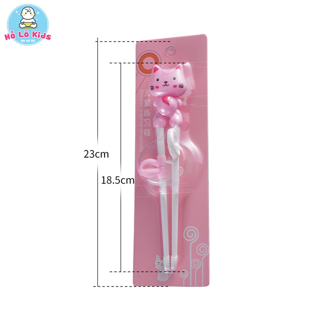 Đũa tập ăn cho bé xỏ ngón tập gắp đồ ăn hình thú Hồ Lô Kids