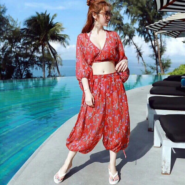 Bộ bikini, Áo tắm , đi biển  4 chi tiết quá chất sz mlxl