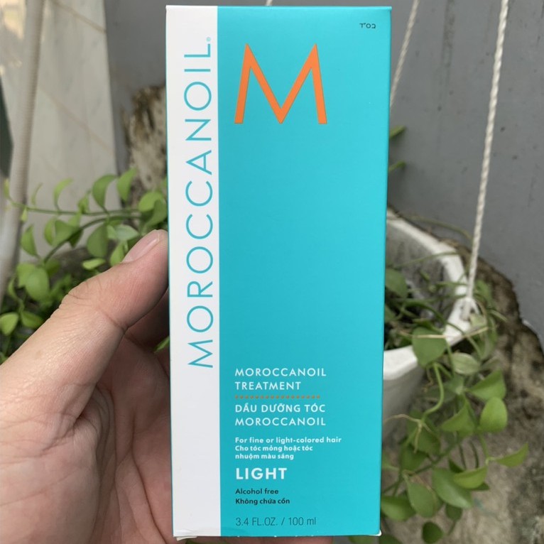 Chính hãng  Tinh dầu dưỡng tóc nhuộm, tóc sáng màu Moroccanoil Light 100ml