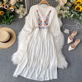Đầm Váy BOHO bầu bí bon chen dc nha