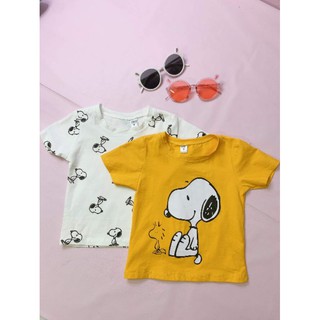 Áo phông Snoopy 100% Cotton cho bé trai