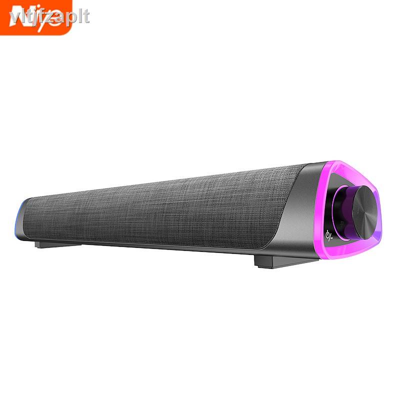♗Loa để bàn có dây Niye V8 tích hợp đèn LED kết nối bluetooth và USB dành cho máy tính bàn/laptop/điện thoại di động