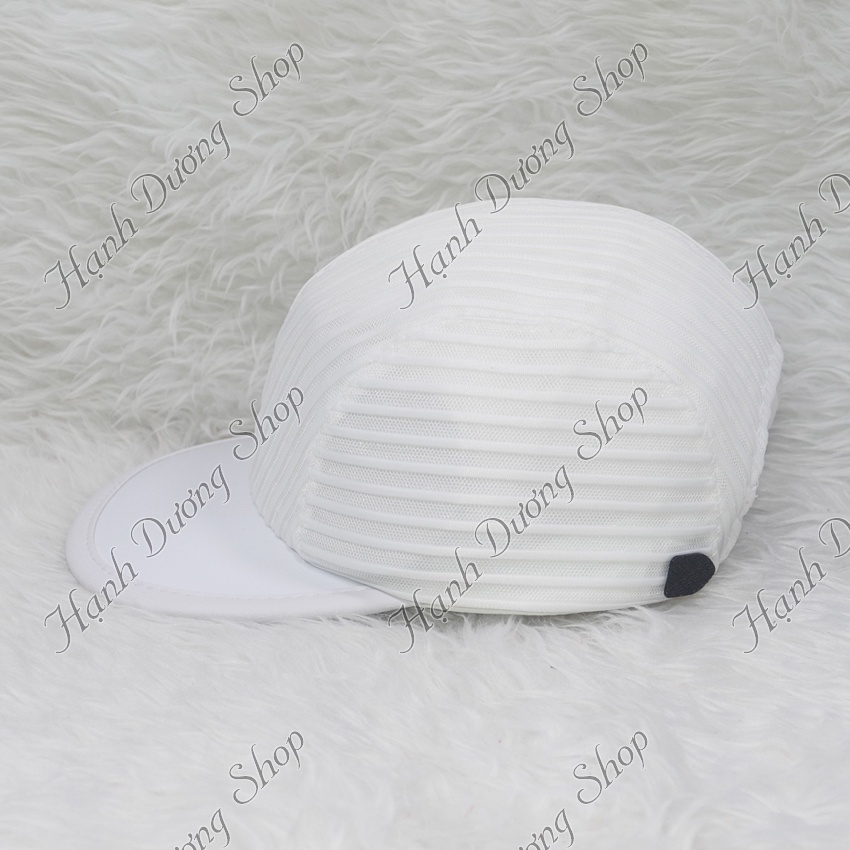 Mũ kết sơn mỏ mềm vải lưới vá gân nổi độc đáo thời thượng , cá tính phù hợp cho nam