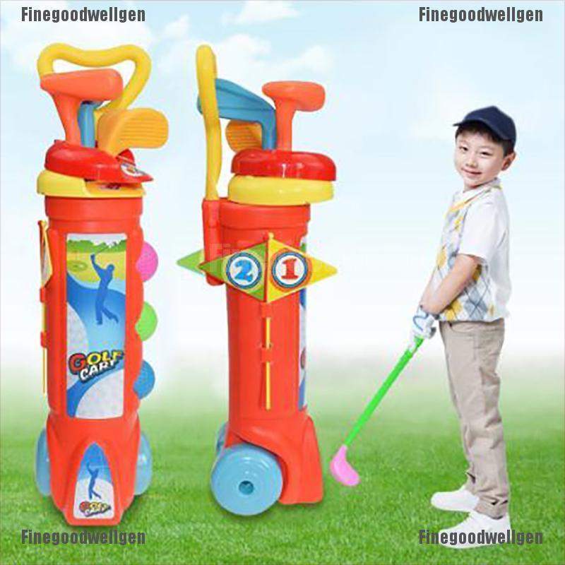 1 Bộ Gậy Chơi Golf Mini Bằng Nhựa Cho Bé