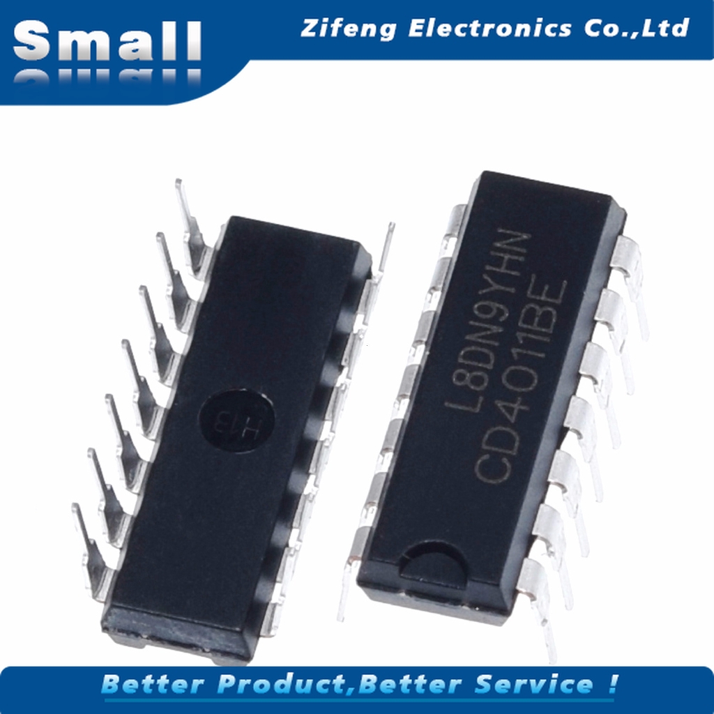 Bộ 10 Linh Kiện Điện Tử Ic Cd4011Be Dip14 Cd4011 Dip 4011be Dip-14