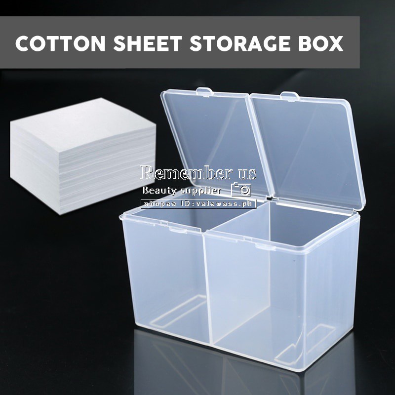 Hộp Đựng Bông Tẩy Trang 20 Tặng 2 Trong Suốt
