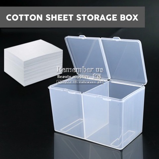   Hàng Có Sẵn Trong 24 Giờ  Hộp Đựng Bông Tẩy Trang 20 Tặng 2 Trong Suốt 