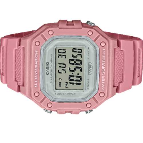 Đồng Hồ Unisex Dây Nhựa Casio Standard W-218HC-4A Chính Hãng W-218HC-4AVDF