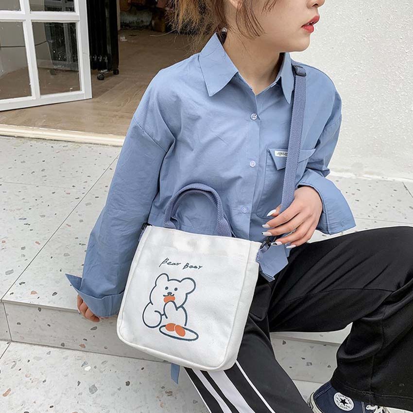 Túi đeo chéo nữ T1034 - túi xách nữ đeo chéo thời trang rất dễ thương - NASI Store