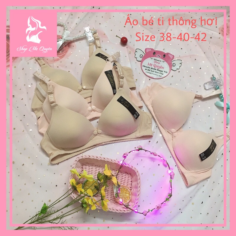 Áo lót Thái cho con bú- Áo lót không gọng không mút thông hơi toàn bộ