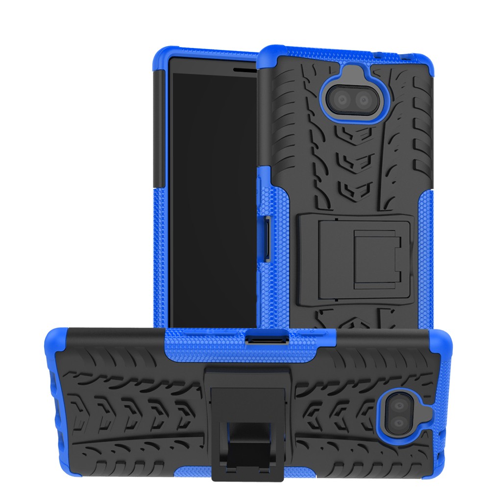 Casing Sony Xperia 10 Plus / XA3 / Xperia10 II / Xperia1 II / Xperia 5 / Xperia 8 / XZ4 / Xperia 1 Rugged Armor TPU+PC with Bracket Phone Case Cover
