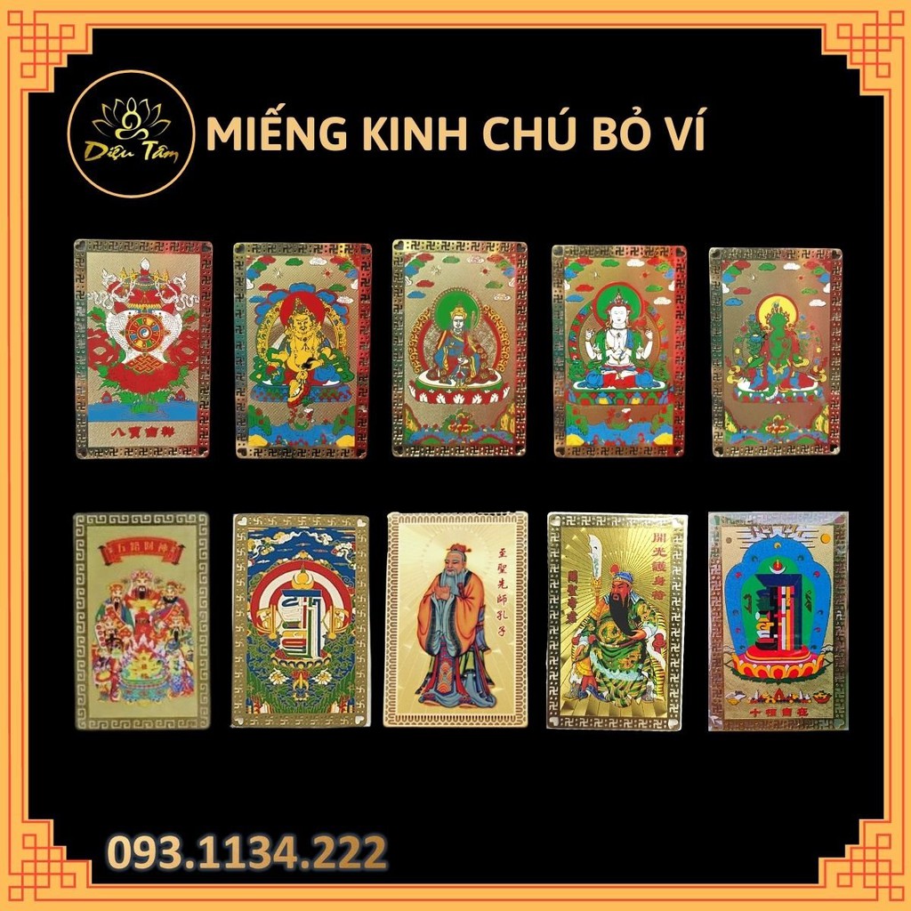 Miếng kinh Phật Mật Tông - đã gia trì