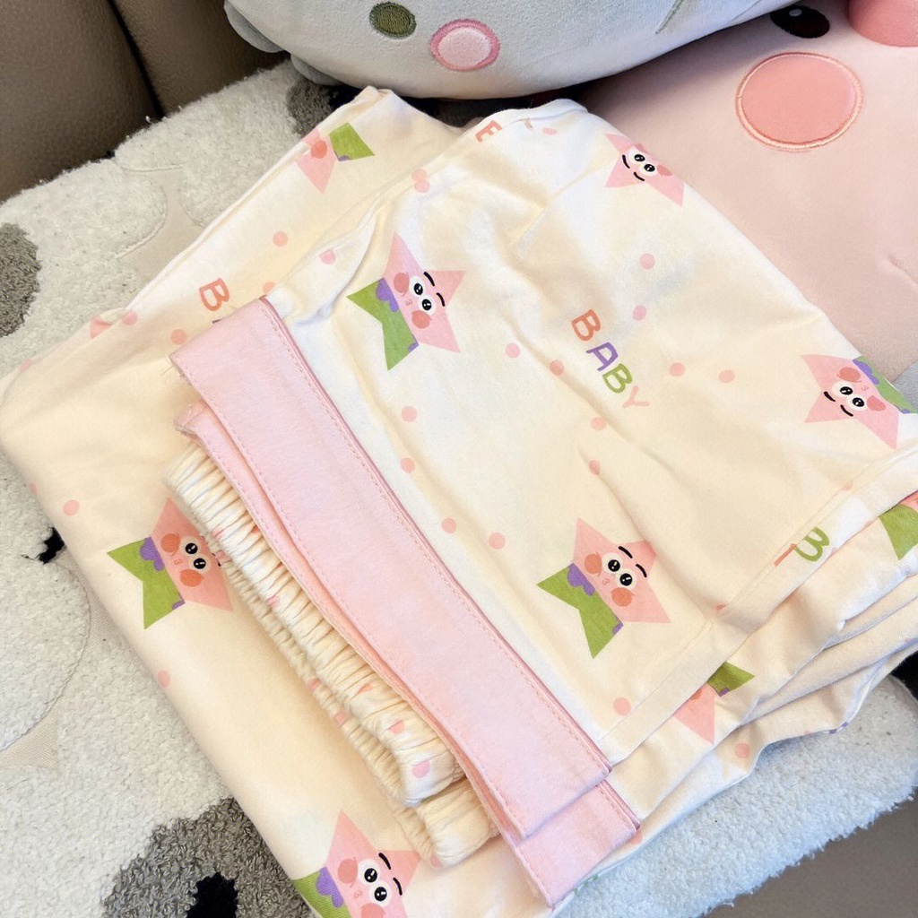 Bộ đồ ngủ tay dài in hình ngôi sao đáng yêu