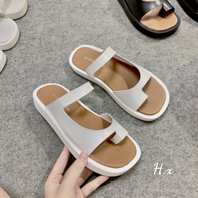 Dép Sandal Màu Trơn Thoải Mái Thời Trang Mới Dễ Phối Đồ