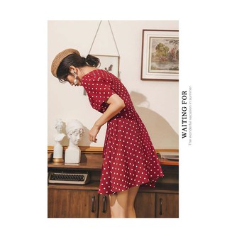 Villy Dress - Đầm bi đỏ