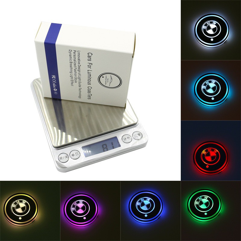 Combo 2 đèn led gắn bánh xe hơi nhấp nhái pin sạc usb nhiều màu sắc cực đẹp | BigBuy360 - bigbuy360.vn