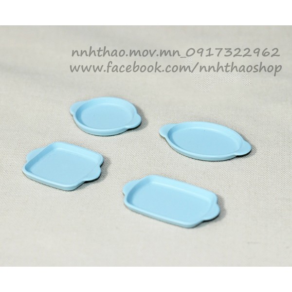 Miniature_Bộ 4 đĩa có tay cầm (1:6 1:12)