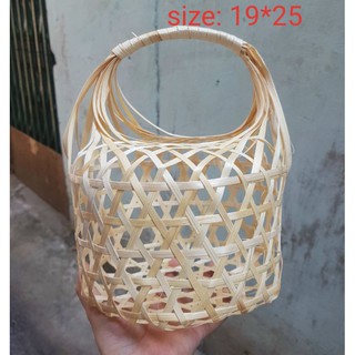 Giỏ quà tết bằng tre