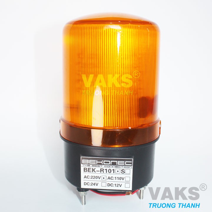 Đèn quay Led không còi BEKONEC - BEK - 1022Y - 220V AC - Vàng - Thái lan