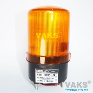 Đèn quay led không còi bekonec - bek - 1022y - 220v ac - vàng - thái lan