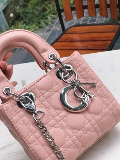 Dior 3 ô móc bạc đen hồng ảnh tự chụp