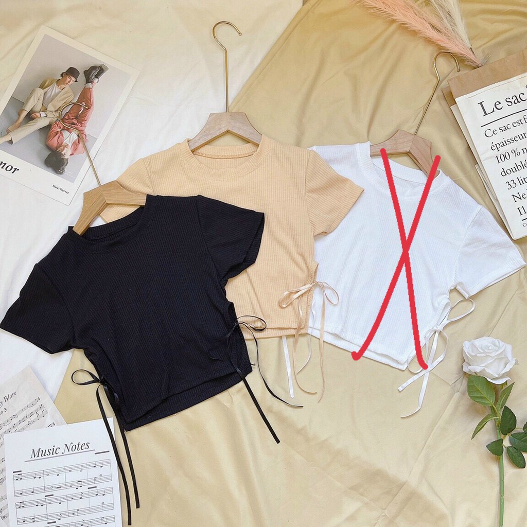 Áo CropTop Cột Dây Bên Hông Siêu Sexy | BigBuy360 - bigbuy360.vn