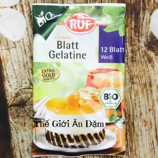 Gelatine Hữu Cơ ( Gelatin Thế giới Ăn Dặm)