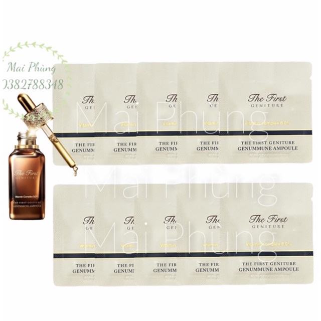 [Mới] Gói tinh chất chống oxy hoá dịu da Ohui The First Vitamin Complex 8.0%