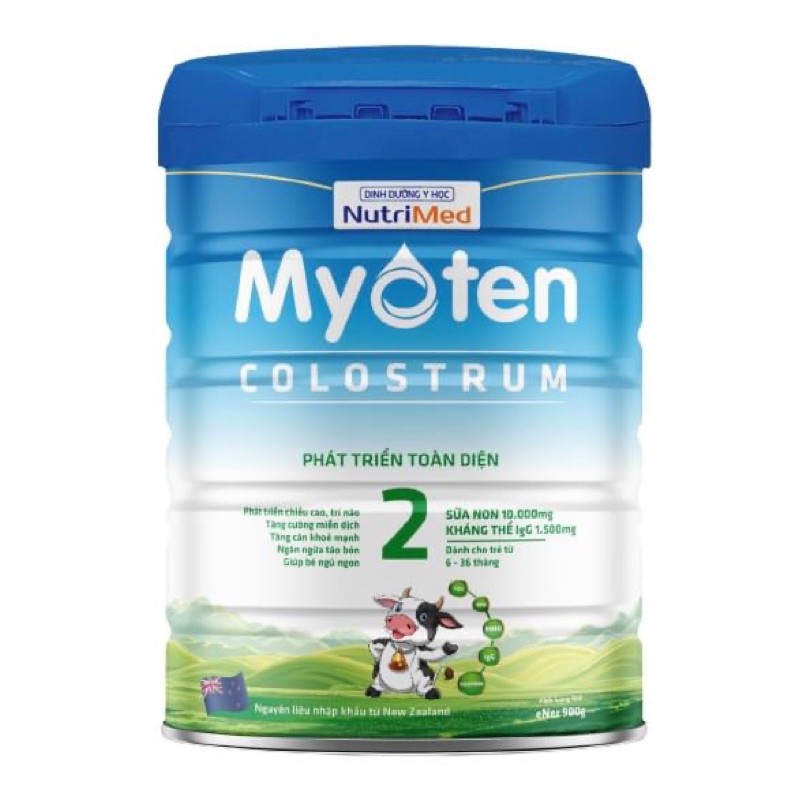 myoten colostrum 820g bổ sung hàm lượng sữa non vượt trội cho bé đề kháng khoẻ mạnh hơn