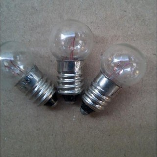 Bóng đèn sợi đốt e10 đuôi xoáy 10mm 6.2v 0.5a